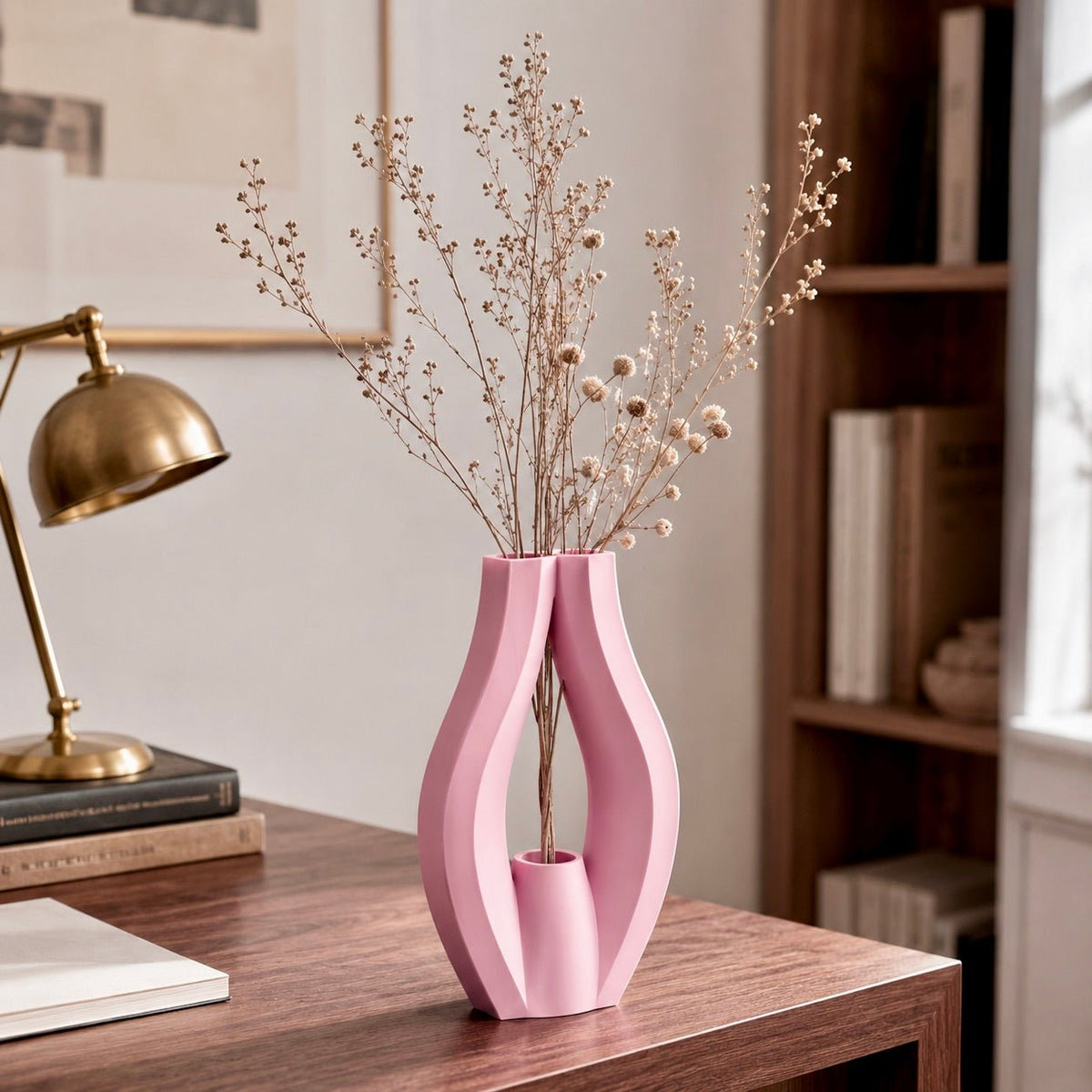 Sculptural Krono Vase - Modern Home Decor Centerpiece Contemporary Minimalist Design by Pashmation