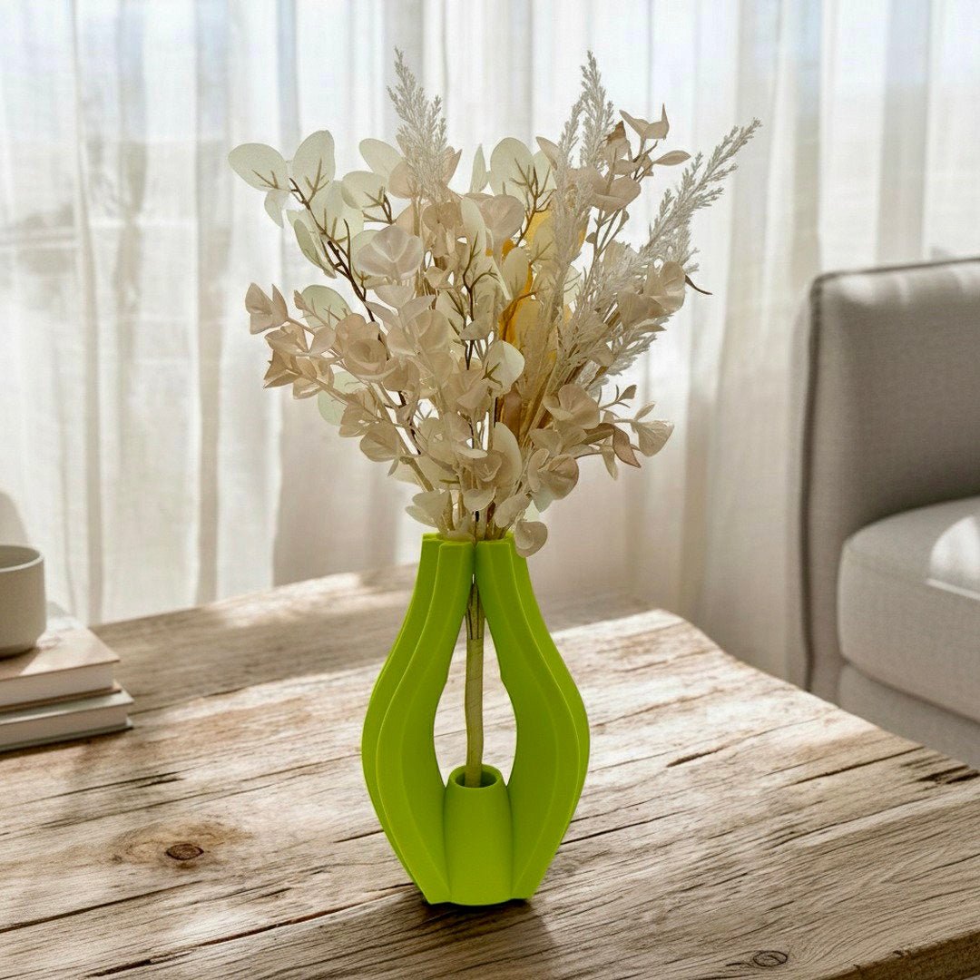 Sculptural Krono Vase - Modern Home Decor Centerpiece Contemporary Minimalist Design by Pashmation