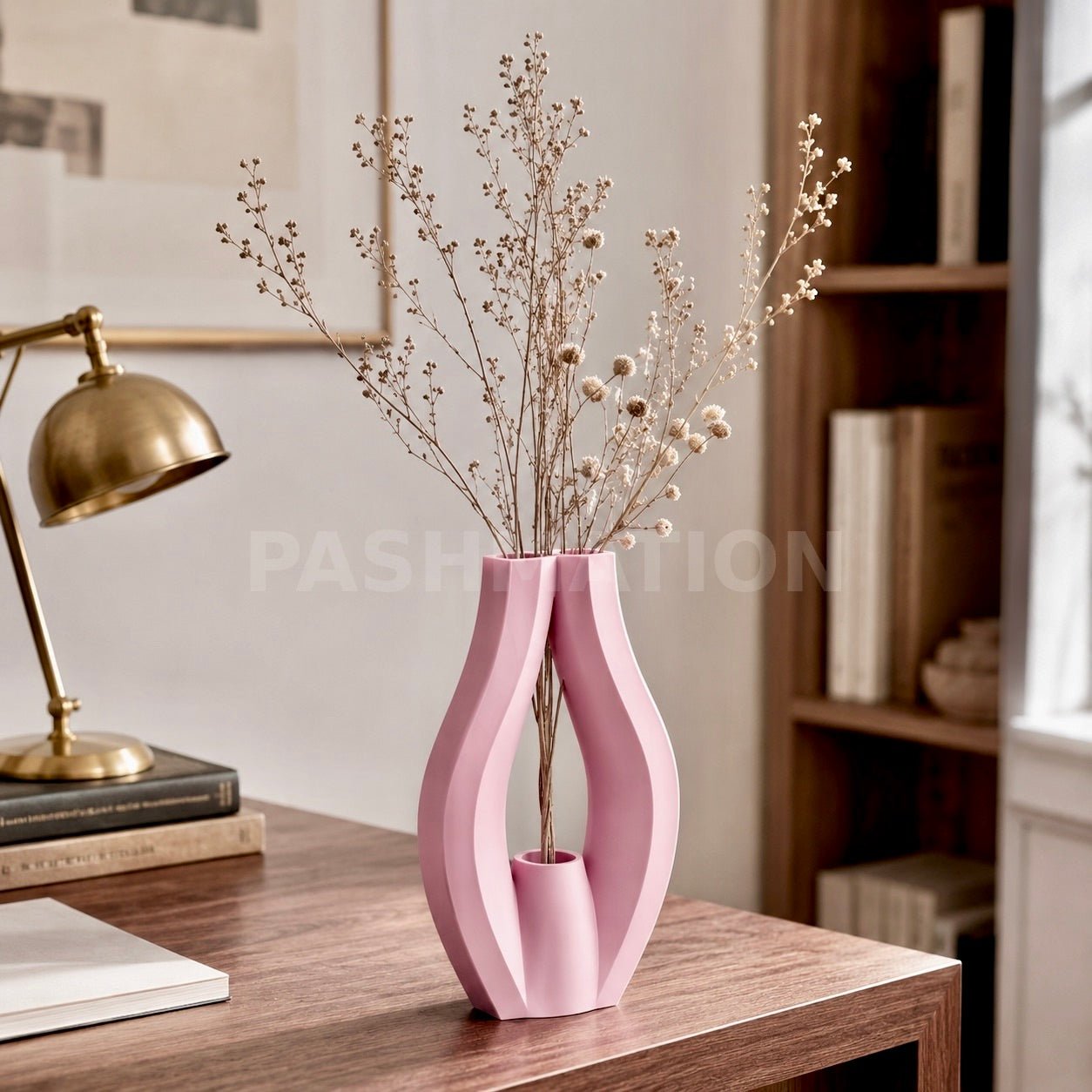 Sculptural Krono Vase - Modern Home Decor Centerpiece Contemporary Minimalist Design by Pashmation