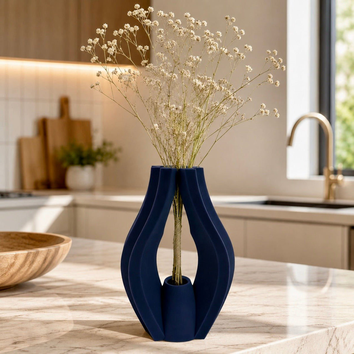 Sculptural Krono Vase - Modern Home Decor Centerpiece Contemporary Minimalist Design by Pashmation