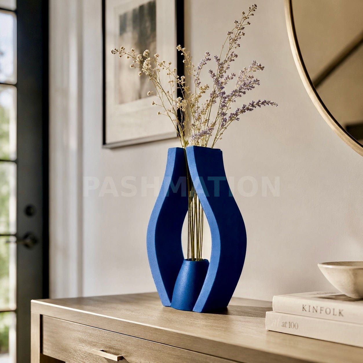 Sculptural Krono Vase - Modern Home Decor Centerpiece Contemporary Minimalist Design by Pashmation