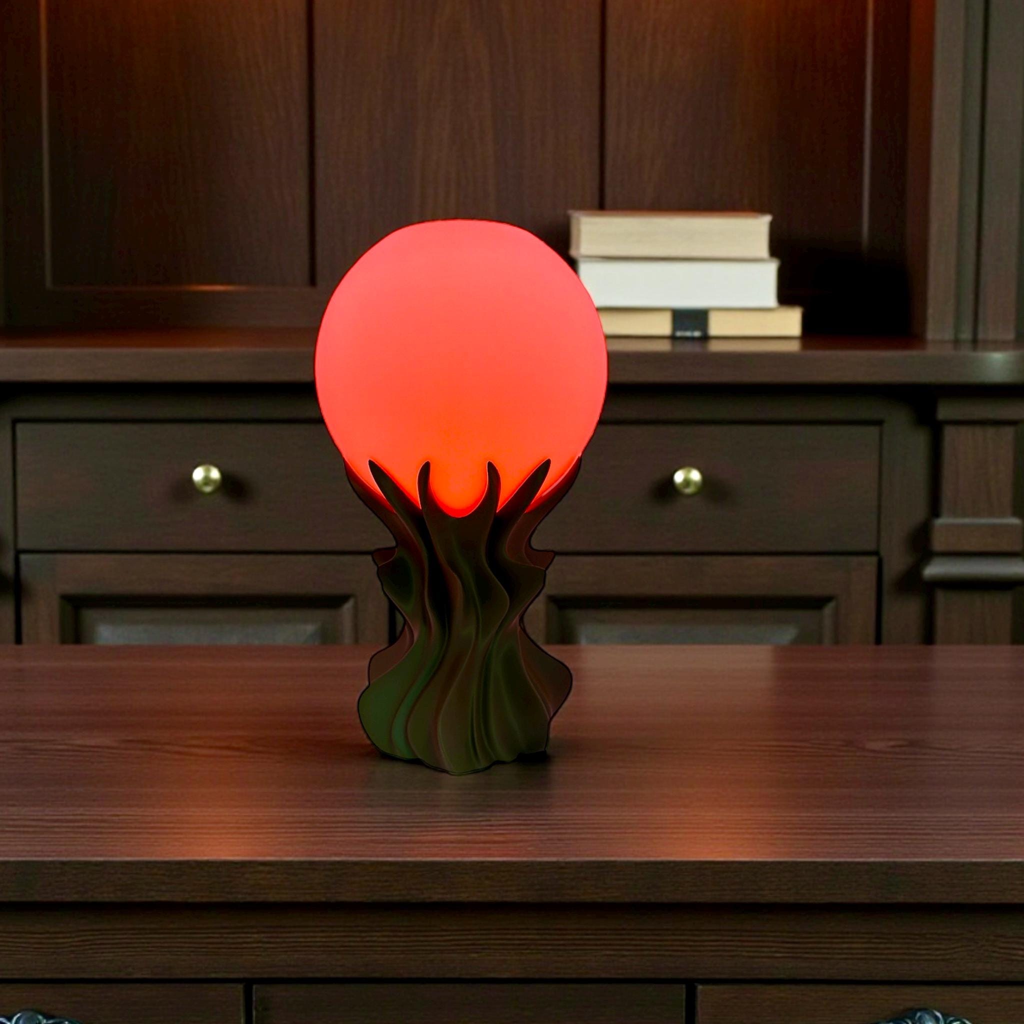 Globe Table Lamp Modern Ambient Lighting Bedside Nightlight Home Decor - Pashmation Table Lamps